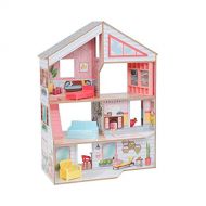 KidKraft Charlie Dollhouse with 10-Piece Accessory Set, Gift for Ages 3+
