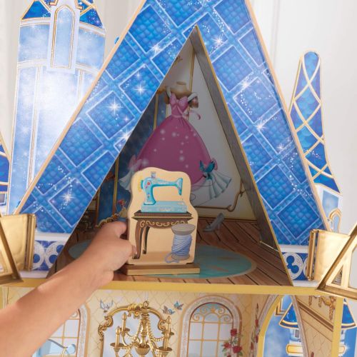 키드크래프트 KidKraft Disney Princess Cinderella Royal Dream Dollhouse by KidKraft, Gift for Ages 3+