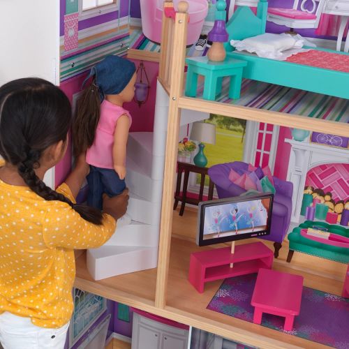 키드크래프트 KidKraft 18-Inch Dollhouse Doll Manor, Gift for Ages 3+