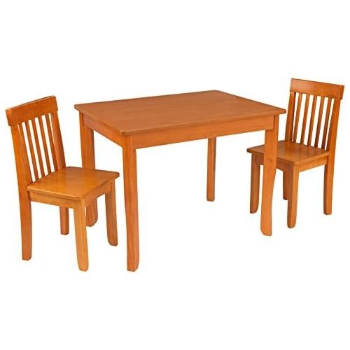 키드크래프트 KidKraft Avalon Table II & Chairs Set, Honey