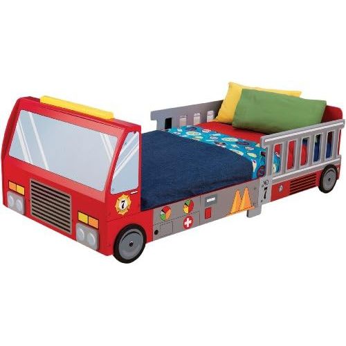 키드크래프트 KidKraft Fire Truck Toddler Bed