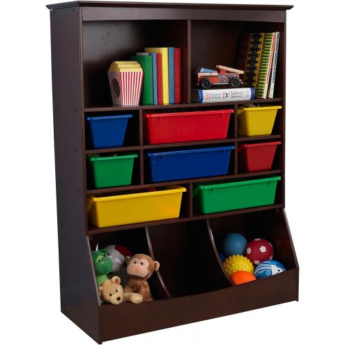 키드크래프트 KidKraft Wall Storage Unit - Espresso