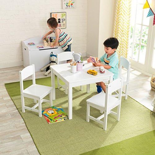 키드크래프트 KidKraft Farmhouse Table & Chair Set White