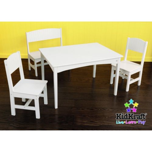 키드크래프트 KidKraft Nantucket Table with Bench and chairs