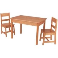 KidKraft Rectangle Table And 2 Chair Set - Natural
