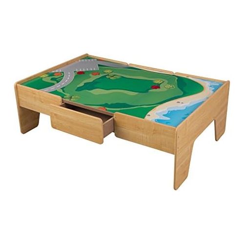 키드크래프트 KidKraft Wooden Play Table Train Table