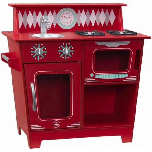 키드크래프트 KidKraft Kids Kitchen Playset, Red