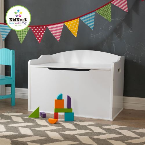 키드크래프트 KidKraft Austin Toy Box, White