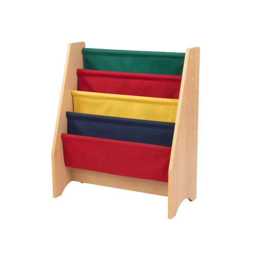 키드크래프트 KidKraft Sling Bookshelf - Primary & Natural