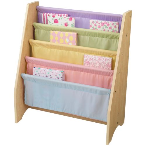 키드크래프트 KidKraft Sling Bookshelf - Pastel & Natural