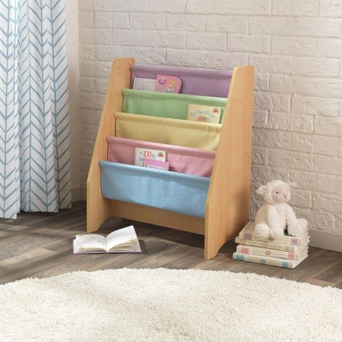 키드크래프트 KidKraft Sling Bookshelf - Pastel & Natural