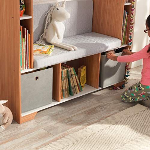 키드크래프트 KidKraft Little Dreamers Reading Nook, Gray