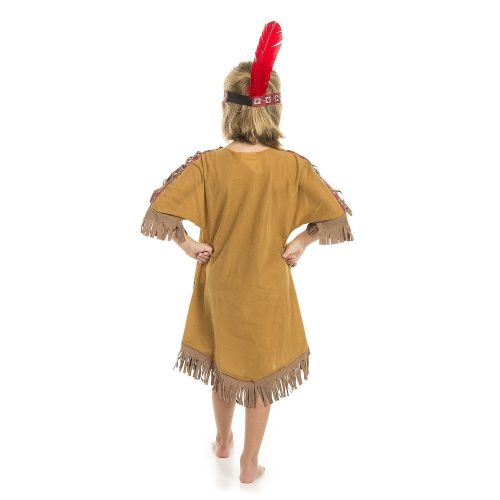 키드코 Kidcostumes and Adults Too American Indian Princess Girl Costume with Feather Headband