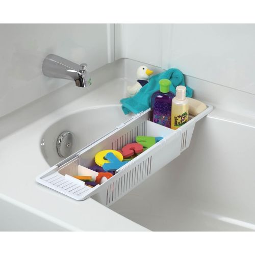 키드코 [아마존베스트]KidCo Bath Toy Organizer Storage Basket, White