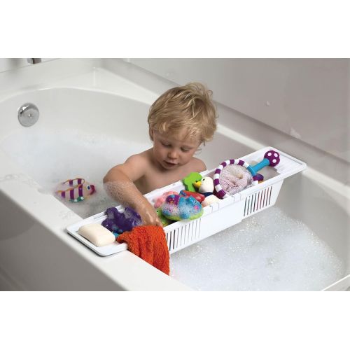 키드코 [아마존베스트]KidCo Bath Toy Organizer Storage Basket, White