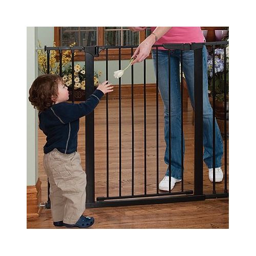 키드코 KIDCO. Gateway Extra Tall and Wide Auto Close Pressure Mount Gate in Black