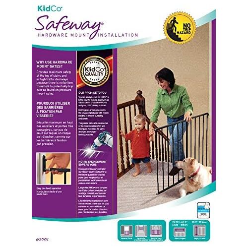 키드코 KidCo Safeway Hardware Mount Safety Gate - Black