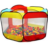 [아마존베스트]Kiddey Ball Pit Play Tent for Kids - 6-Sided Ball Pit for Kids Toddlers and Baby - Fill with Plastic Balls (Balls Not Included) or Use As an Indoor / Outdoor Play Tent