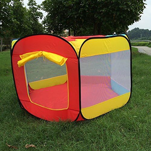  [아마존베스트]Kiddey Ball Pit Play Tent for Kids - 6-Sided Ball Pit for Kids Toddlers and Baby - Fill with Plastic Balls (Balls Not Included) or Use As an Indoor / Outdoor Play Tent