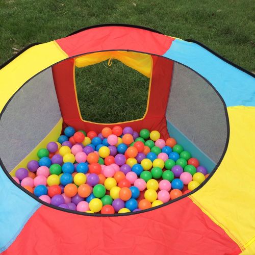  [아마존베스트]Kiddey Ball Pit Play Tent for Kids - 6-Sided Ball Pit for Kids Toddlers and Baby - Fill with Plastic Balls (Balls Not Included) or Use As an Indoor / Outdoor Play Tent