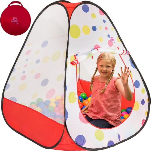  [아마존베스트]Kiddey Ball Pit Play Tent - Pops Up No Assembly Required - Use as a Ball Pit or Indoor/Outdoor Play Tent, Comes with Convenient Carry Bag for Easy Travel and Storage, Great Gift Id
