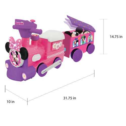  Kiddieland Disney Minnie Mouse Ride-on Motorized Train with Track by Minnie Mouse