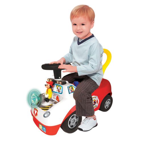  Kiddieland Disney Mickey Mouse Light and Sound Activity Ride-On Activity Fire Truckby Disney