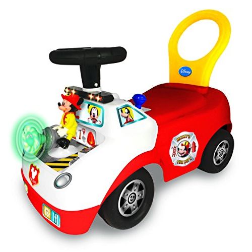  Kiddieland Disney Mickey Activity Fire Truck Ride On