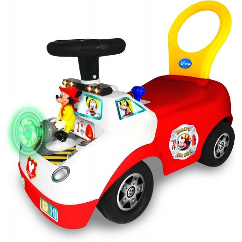  Kiddieland Disney Mickey Activity Fire Truck Ride On