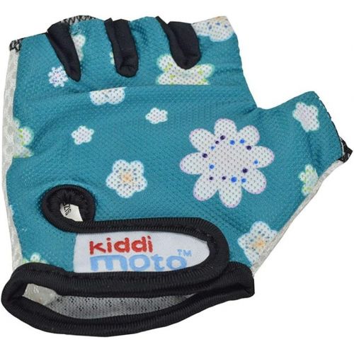  Kiddimoto - Cycling Gloves | Fingerless Gloves for Kids | Perfect for Bike, Scooter & Skateboard | Ideal for Boys and Girls | Available in Different Colourful Designs & Sizes