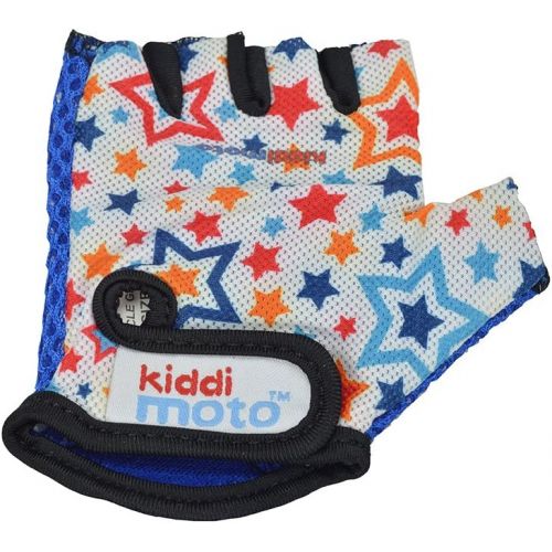  Kiddimoto - Cycling Gloves | Fingerless Gloves for Kids | Perfect for Bike, Scooter & Skateboard | Ideal for Boys and Girls | Available in Different Colourful Designs & Sizes