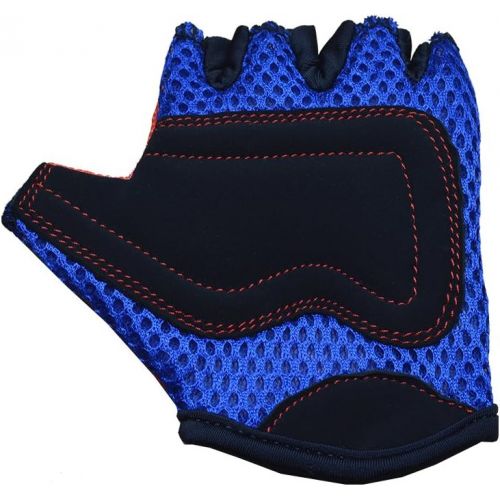  Kiddimoto - Cycling Gloves | Fingerless Gloves for Kids | Perfect for Bike, Scooter & Skateboard | Ideal for Boys and Girls | Available in Different Colourful Designs & Sizes