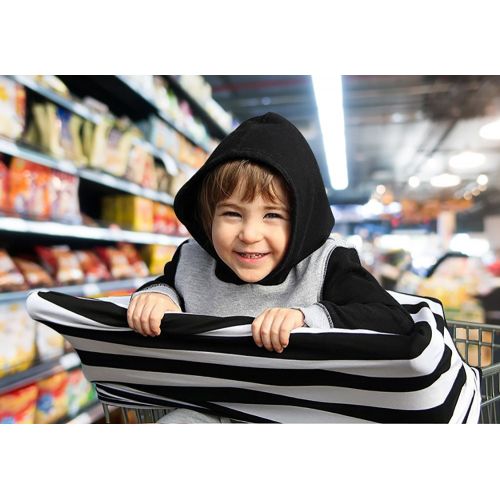  Kiddypie Nursing Breastfeeding Cover Scarf - BEST Use for Baby Car Seat Canopy, Stroller, Shopping Cart, Carseat Covers for Boys and Girls, Sun Shade - Multi-Use Infinity Stretchy Shawl
