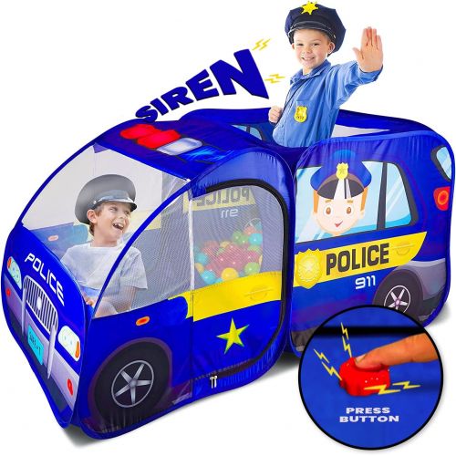  토마스와친구들 기차 장난감Kiddzery Police Car Pop Up Play Tent for Kids, Toddlers, Boys, Girls, Indoors & Outdoors ? Playhouse for Interactive Fun - Foldable, Quick Setup Pretend Play Toys & Gift