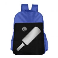 Kidhome School Bag Backpacks For Girl Boy Silver Cricket And Ball Children High School Backpack