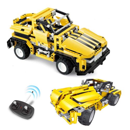  Kididdo Remote Control JeepCar for Girls & Boys, Engineering Educational STEM Toy, RC Car Building Blocks Set, Creative Construction Learning Kit for Kids Age 7-15 Year-Old, Top Birthday