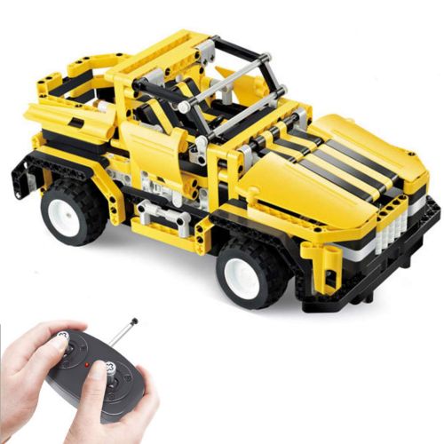  Kididdo Remote Control JeepCar for Girls & Boys, Engineering Educational STEM Toy, RC Car Building Blocks Set, Creative Construction Learning Kit for Kids Age 7-15 Year-Old, Top Birthday