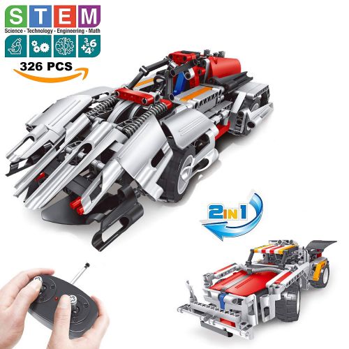  Kididdo RC Car for Kids Engineering Toys, Educational STEM Gift for Boys & Girls, RC Racer Building Blocks Set, Creative Construction Learning Kit for Kids Age 7-15 Year-Old |Top Birthday