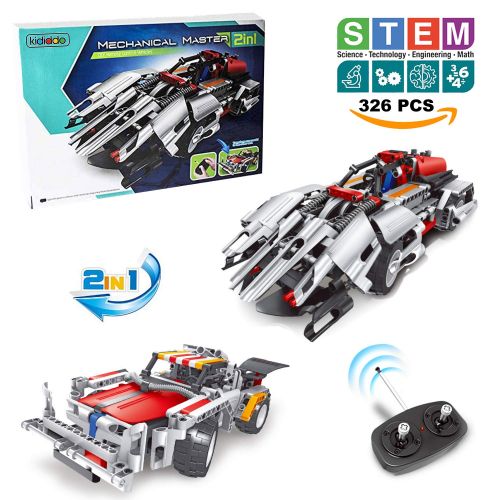  Kididdo RC Car for Kids Engineering Toys, Educational STEM Gift for Boys & Girls, RC Racer Building Blocks Set, Creative Construction Learning Kit for Kids Age 7-15 Year-Old |Top Birthday