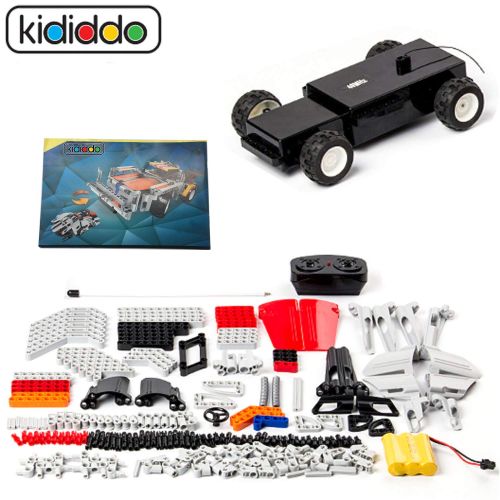  Kididdo RC Car for Kids Engineering Toys, Educational STEM Gift for Boys & Girls, RC Racer Building Blocks Set, Creative Construction Learning Kit for Kids Age 7-15 Year-Old |Top Birthday