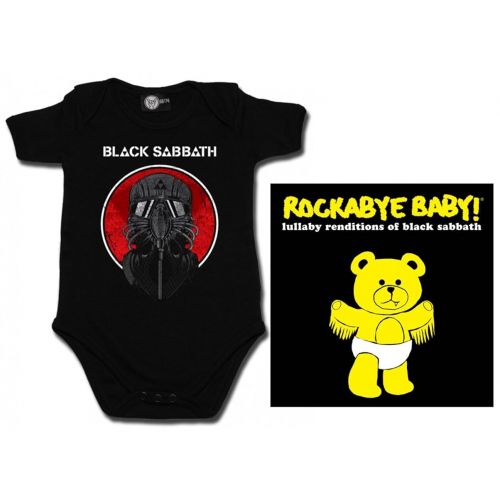  Kiditude Black Sabbath Baby Shower Onesie & Lullaby CD Gift Set