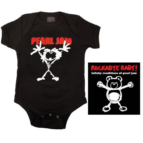  Kiditude Pearl Jam Baby Shower Onesie & Lullaby CD Gift Set