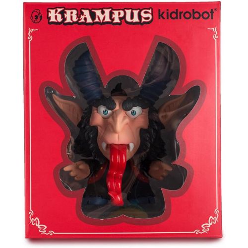 키드로봇 Kidrobot Krampus [Black]: ~5 Scott Tolleson x Dunny Figure + 1 Official Labbit Mini-Figure Bundle