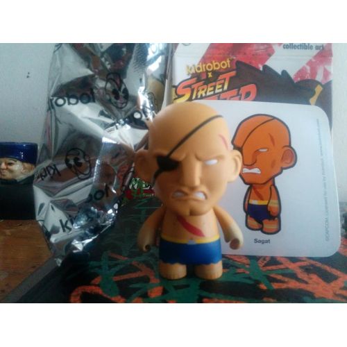 키드로봇 Street Fighter Kidrobot: Sagat Blind Box Vinyl Figure (140)