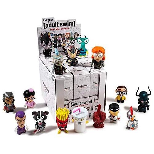 키드로봇 Kidrobot x Adult Swim Vinyl Mini Series 2 - Sealed Case 24 Blind Box Figures