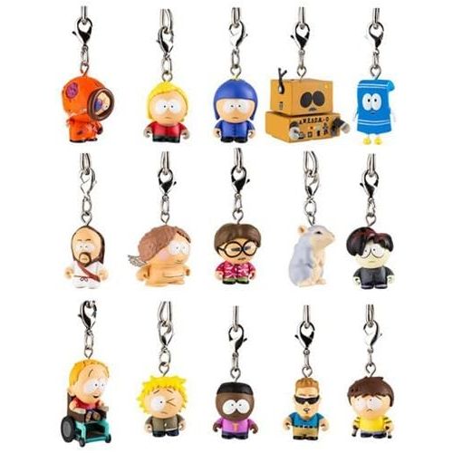 키드로봇 Kidrobot South Park Zipper Pulls Series 2 Key Chain Random 5-Pack