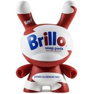 Andy Warhol White Brillo 8-inch Masterpiece Dunny Vinyl Figure by Kidrobot