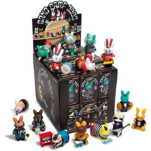 키드로봇 One Full Case of 24 Band Camp Labbits Vinyl Mini Figure Series by Kidrobot