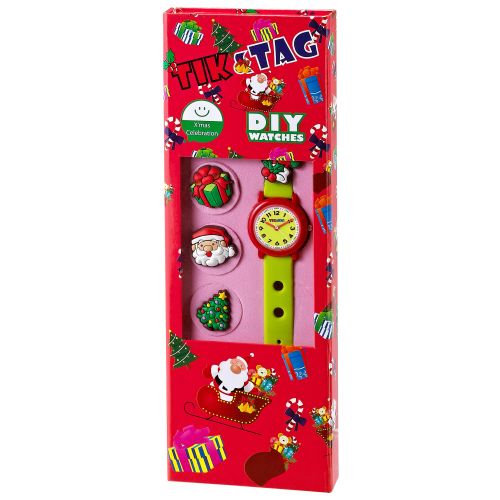  Kids Alloy Christmas Adornment Strap Watch