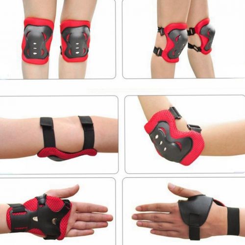  [아마존베스트]Kids Protective Gear,Knee Pads Elbow Pads Wrist Guards 3 In 1 set For Inline Roller Skating Biking Sports Safe Guard